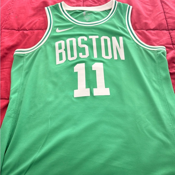 Nike Other - Nike Green Boston Jersey with White Accents
